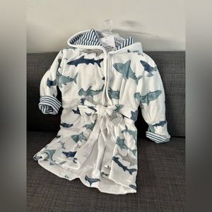 Just One You: Made by Carter’s Baby Bath Robe, Shark Pattern